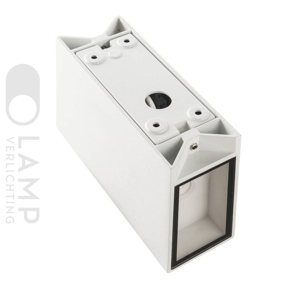 Gevelspot Hoekig Up Down IP44 Led 8W Gevelspot Hoekig Up Down IP44 Led 8W