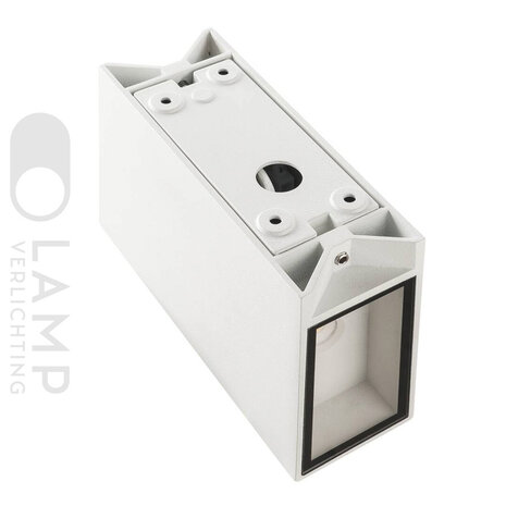 Gevelspot Hoekig Up Down IP44 Led 8W Gevelspot Hoekig Up Down IP44 Led 8W