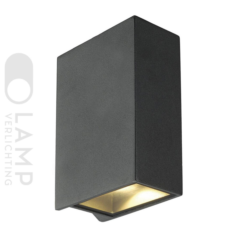 Gevelspot Hoekig Up Down IP44 Led 8W Gevelspot Hoekig Up Down IP44 Led 8W