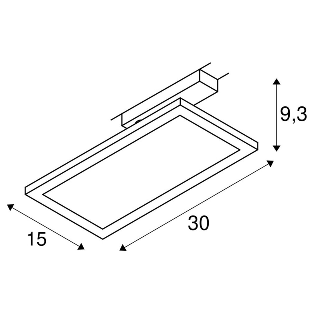Railspot LED Paneel Rechthoekig 1-Fase Railspot LED Paneel Rechthoekig 1-Fase