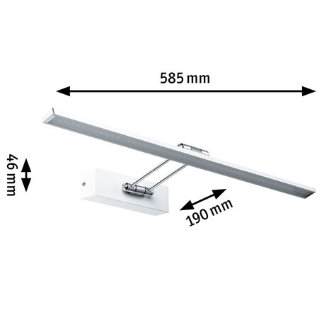Schilderijverlichting 59 cm LED 2700K Schilderijverlichting 59 cm LED 2700K