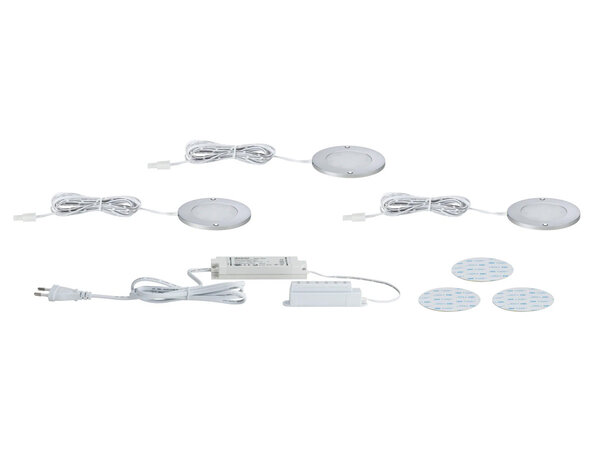 Platte LED Opbouw Spots Rond 3x4W