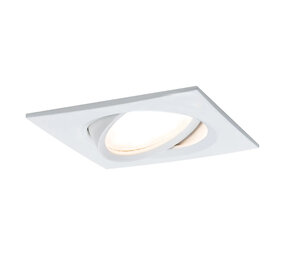 3 Dimbare LED Inbouwspots 230V Vierkant Kantelbaar 3 Dimbare LED Inbouwspots 230V Vierkant Kantelbaar