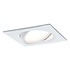 3 Dimbare LED Inbouwspots 230V Vierkant Kantelbaar 3 Dimbare LED Inbouwspots 230V Vierkant Kantelbaar