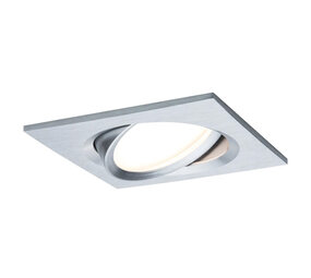 3 Dimbare LED Inbouwspots 230V Vierkant Kantelbaar 3 Dimbare LED Inbouwspots 230V Vierkant Kantelbaar