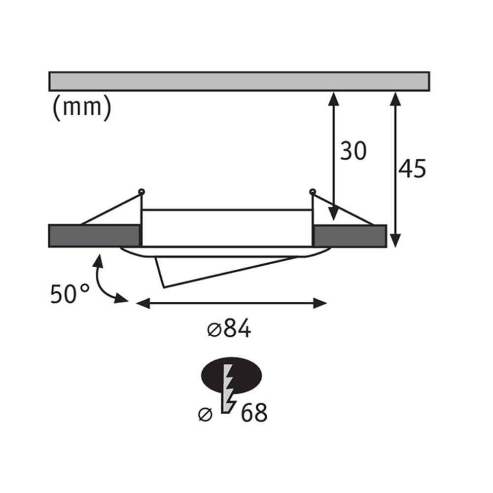3 Dimbare LED Inbouwspots 230V Rond 3 Dimbare LED Inbouwspots 230V Rond