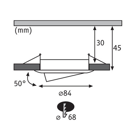 3 Dimbare LED Inbouwspots 230V Rond 3 Dimbare LED Inbouwspots 230V Rond