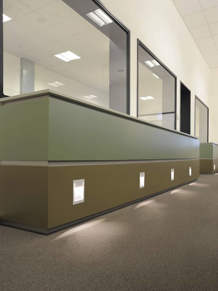 Wand Inbouwlamp LED 12x15,5 cm