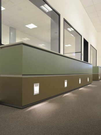 Wand Inbouwlamp LED 12x15,5 cm