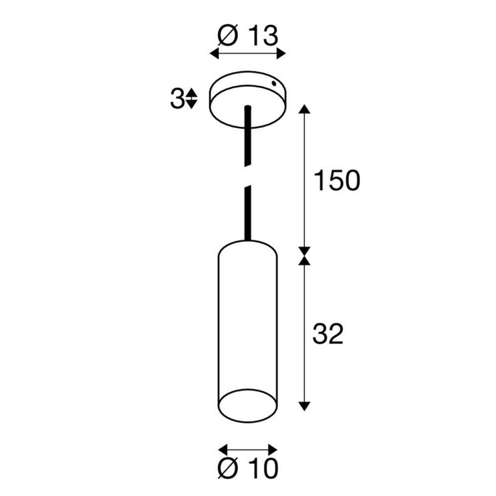 Hang lamp Cilinder E27 Hang lamp Cilinder E27