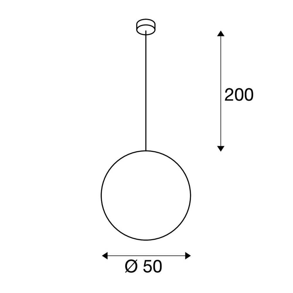 Hanglamp Bol 50 cm Luxo E27 Hanglamp Bol 50 cm Luxo E27