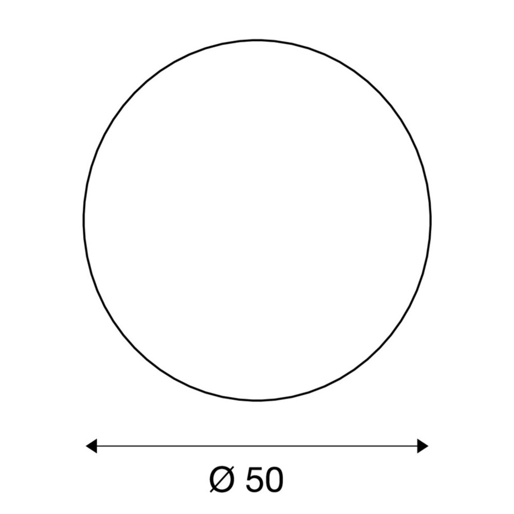 Grote Bol Buitenlamp 50 cm E27 Grote Bol Buitenlamp 50 cm E27