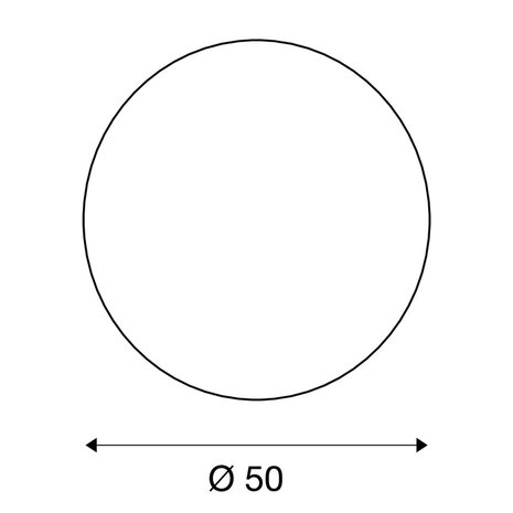 Grote Bol Buitenlamp 50 cm E27 Grote Bol Buitenlamp 50 cm E27
