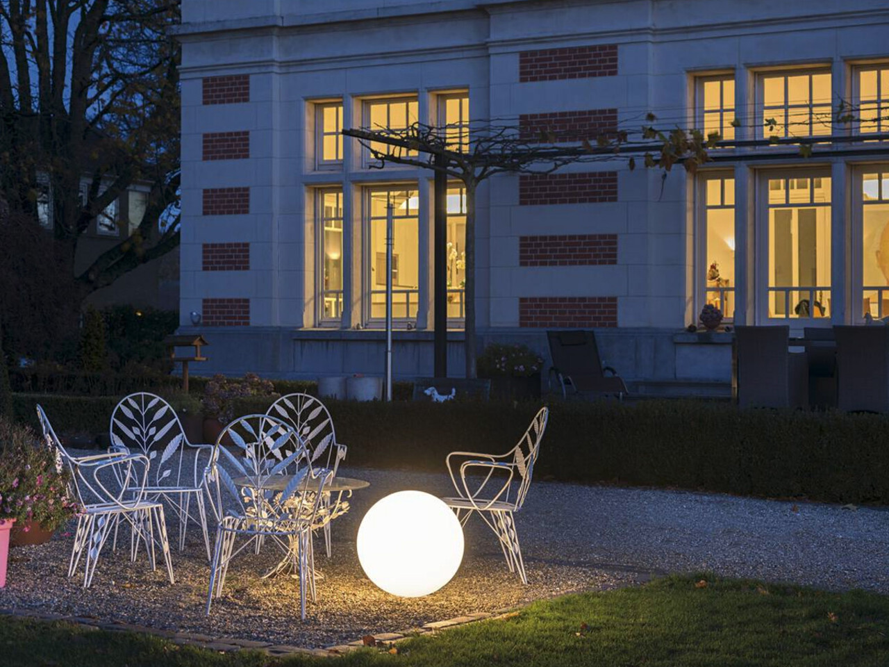 Grote Bol Buitenlamp 50 cm E27 Grote Bol Buitenlamp 50 cm E27