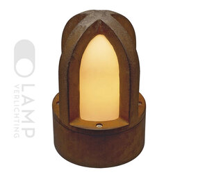 Sokkellamp Cortenstaal Roest 24 cm E14 Sokkellamp Cortenstaal Roest 24 cm E14