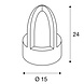 Sokkellamp Cortenstaal Roest 24 cm E14 Sokkellamp Cortenstaal Roest 24 cm E14