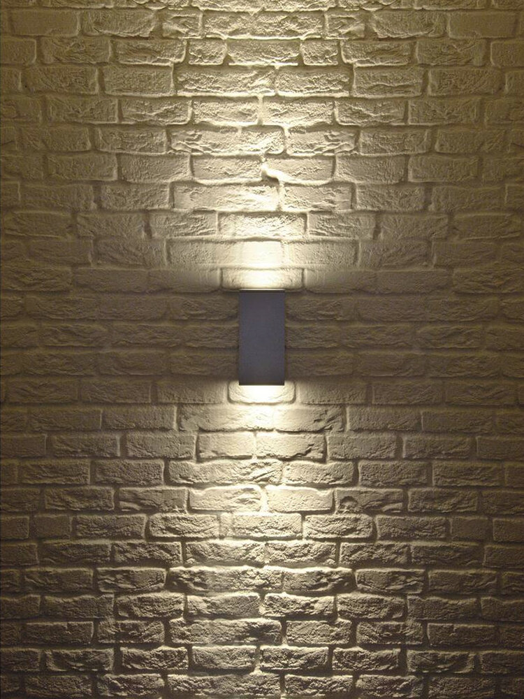 Wandspot Up Down IP44 Vierkant XL