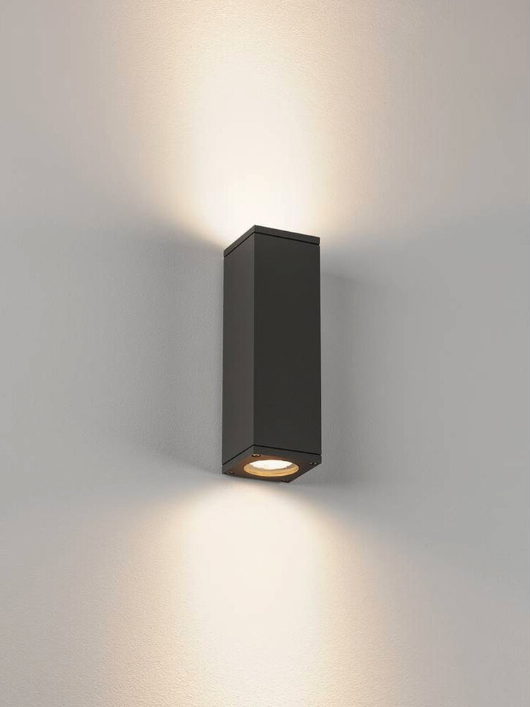 Wand Buitenlamp Up Down 2x GU10