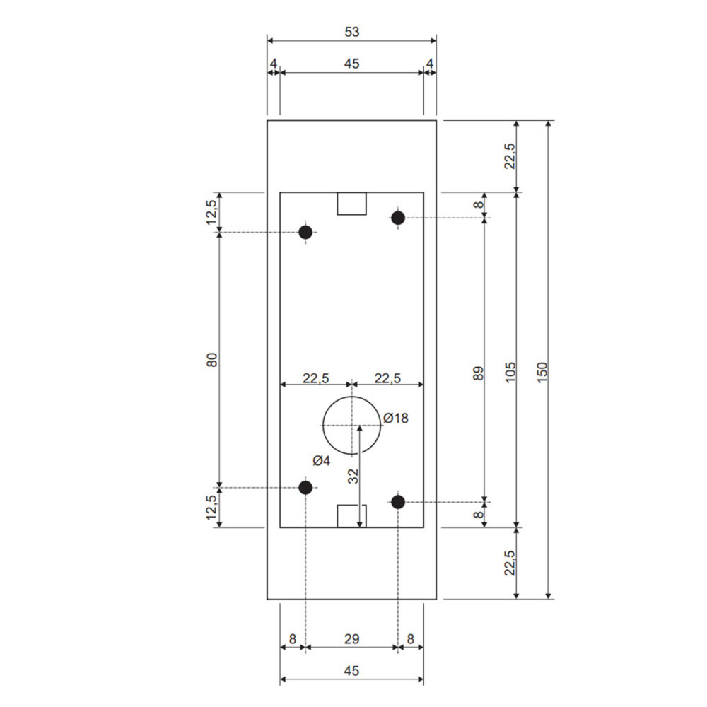 Gevelspot Hoekig Up Down IP44 Led 8W Gevelspot Hoekig Up Down IP44 Led 8W