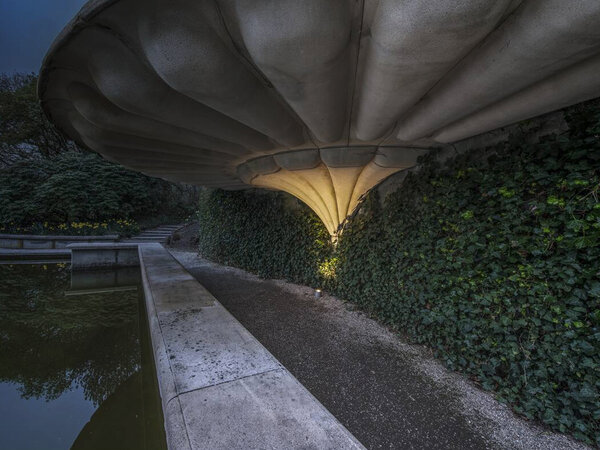 Vloerspot Rond Beton GU10 IP65