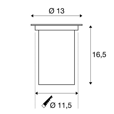 Grondspot GU10 Rond Verstelbaar Grondspot GU10 Rond Verstelbaar