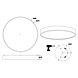 Plafondlamp LED Plat Rond 50 cm LED Dimbaar Plafondlamp LED Plat Rond 50 cm LED Dimbaar