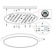 Plafondlamp XXL Plat Rond 75 cm LED Dimbaar Plafondlamp XXL Plat Rond 75 cm LED Dimbaar