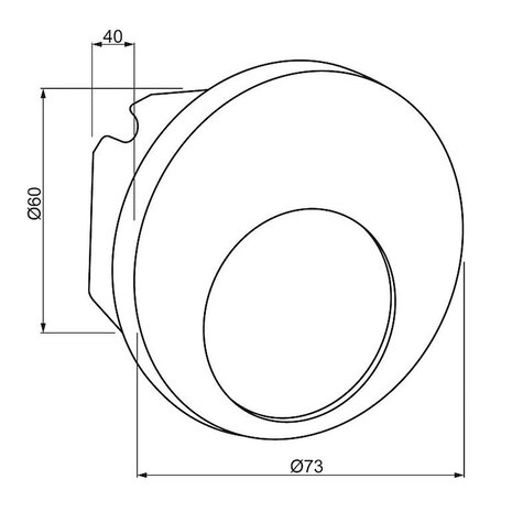 Trapspot Rond 230V voor inbouwdoos Trapspot Rond 230V voor inbouwdoos