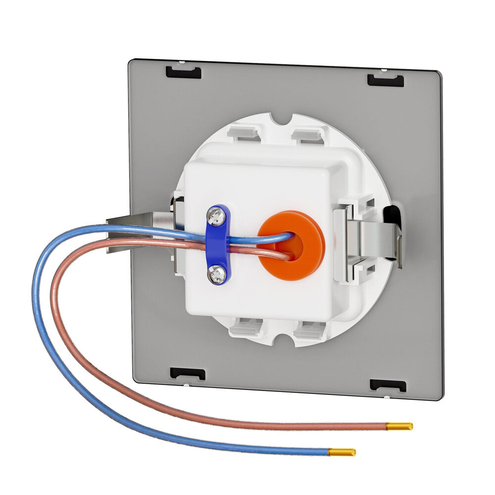 Wand Inbouwspot Vierkant 230V voor inbouwdoos Wand Inbouwspot Vierkant 230V voor inbouwdoos