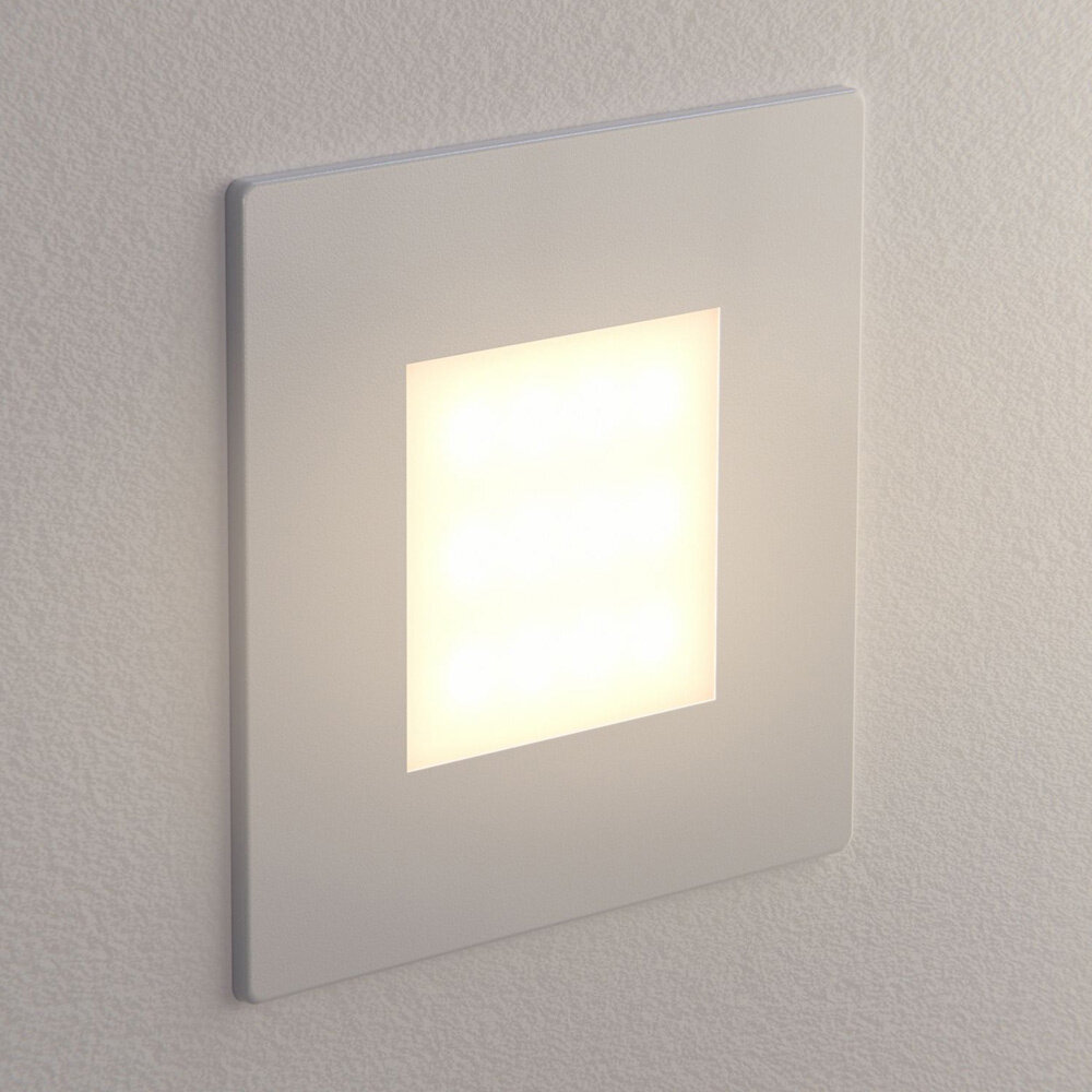 Wand Inbouwspot Vierkant 230V voor inbouwdoos Wand Inbouwspot Vierkant 230V voor inbouwdoos