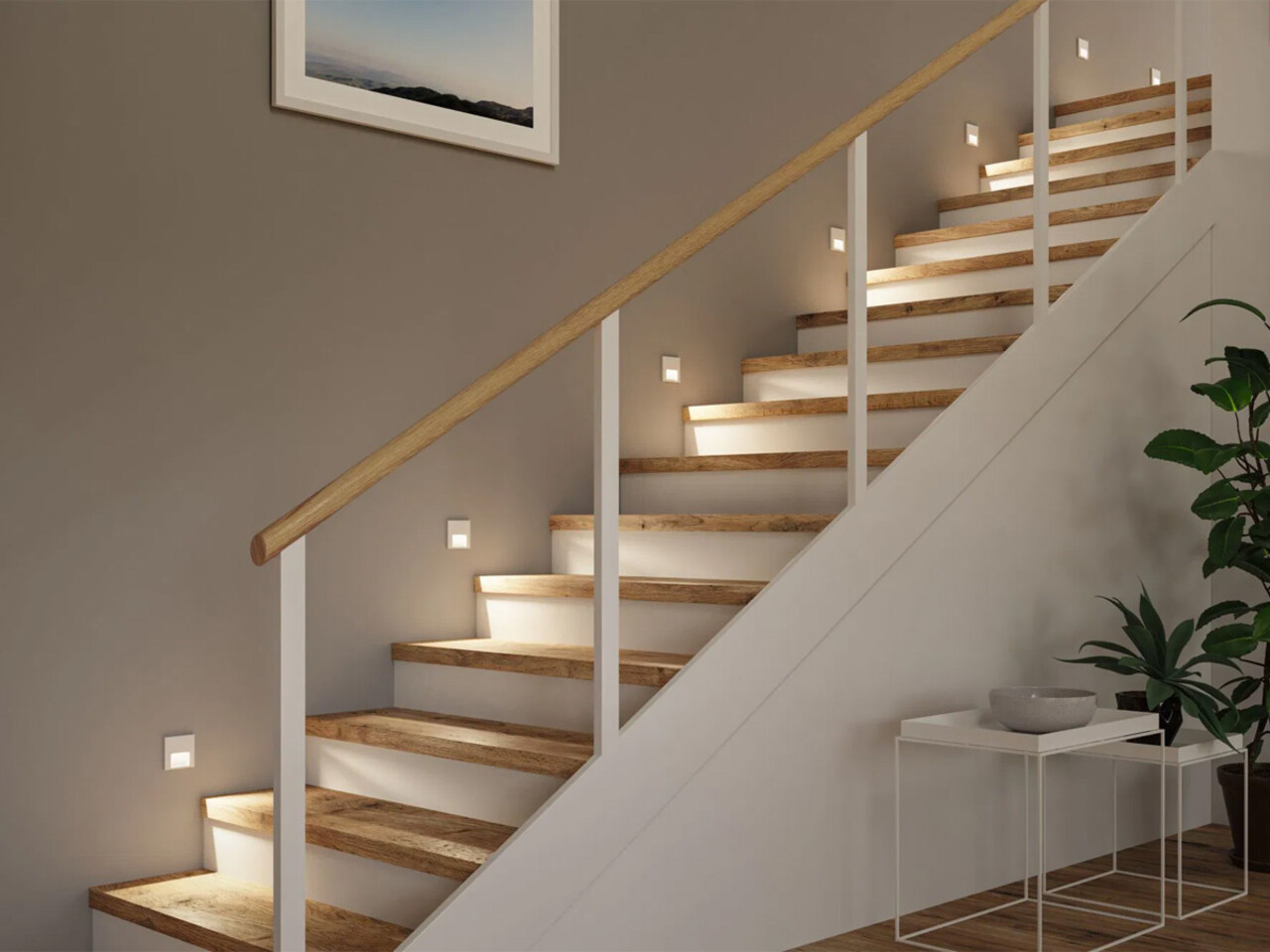 Wand inbouwspot Connect met Volgfunctie Wand inbouwspot Connect met Volgfunctie