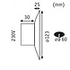 Wand Inbouwspot Japandi voor Inbouwdoos 230V Wand Inbouwspot Japandi voor Inbouwdoos 230V