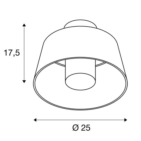 Plafondlamp Industrieel Conisch IP65 E27 Plafondlamp Industrieel Conisch IP65 E27
