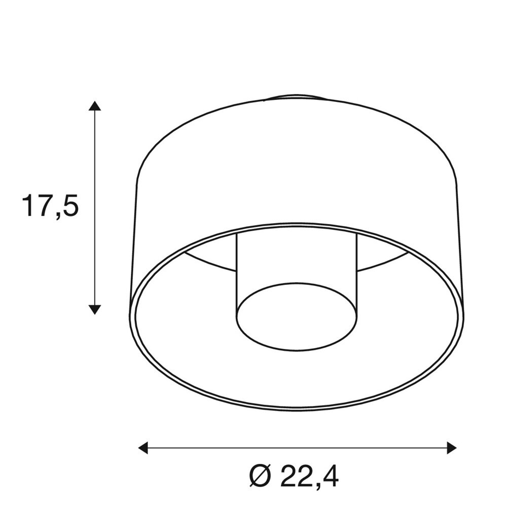 Plafondlamp Industrieel Cilinder IP65 E27 Plafondlamp Industrieel Cilinder IP65 E27