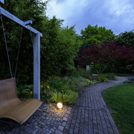 Vloerlamp Japandi Cilinder Bol IP65