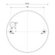 Platte Plafondlamp Klein Rond IP44 Platte Plafondlamp Klein Rond IP44
