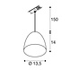 1-Fase Rail Hanglamp GU10 Cocon 1-Fase Rail Hanglamp GU10 Cocon