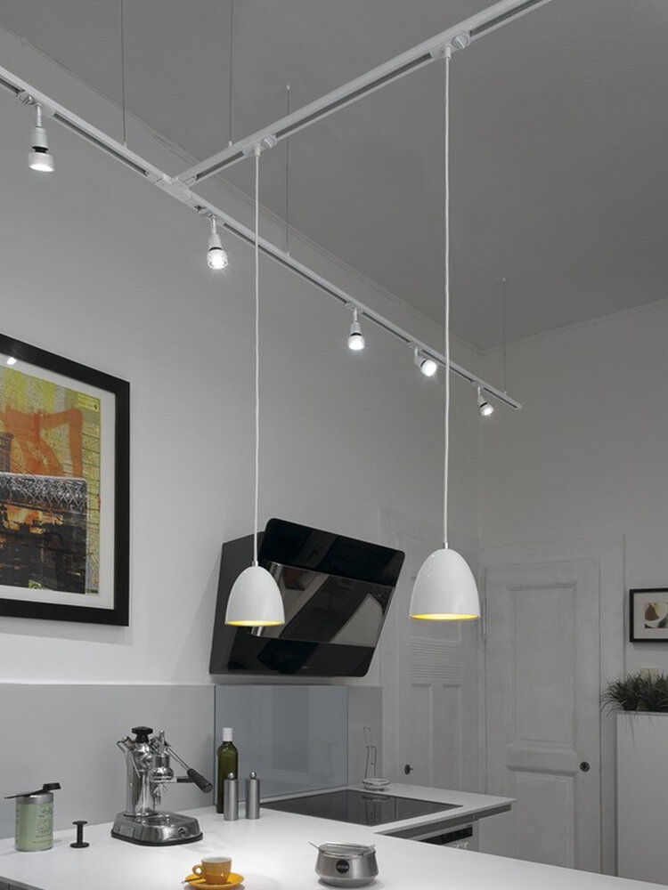 1-Fase Rail Hanglamp GU10 Cocon 1-Fase Rail Hanglamp GU10 Cocon