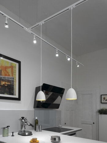 1-Fase Rail Hanglamp GU10 Cocon 1-Fase Rail Hanglamp GU10 Cocon