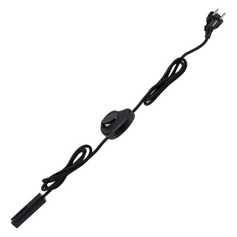 Lux Rail Voeding met Snoer Stekker en Schakelaar Lux Rail Voeding met Snoer Stekker en Schakelaar