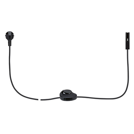 Lux Rail Voeding met Snoer Stekker en Schakelaar Lux Rail Voeding met Snoer Stekker en Schakelaar