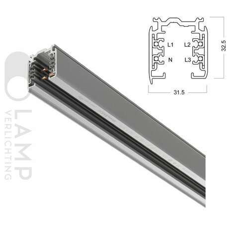 3-Fase Rail 2 meter 3-Fase Rail 2 meter