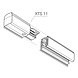 3-Fase Rail Eindvoeding Aarde Rechts - XTS 11