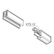 3-Fase Rail Eindvoeding Aarde Links - XTS 12
