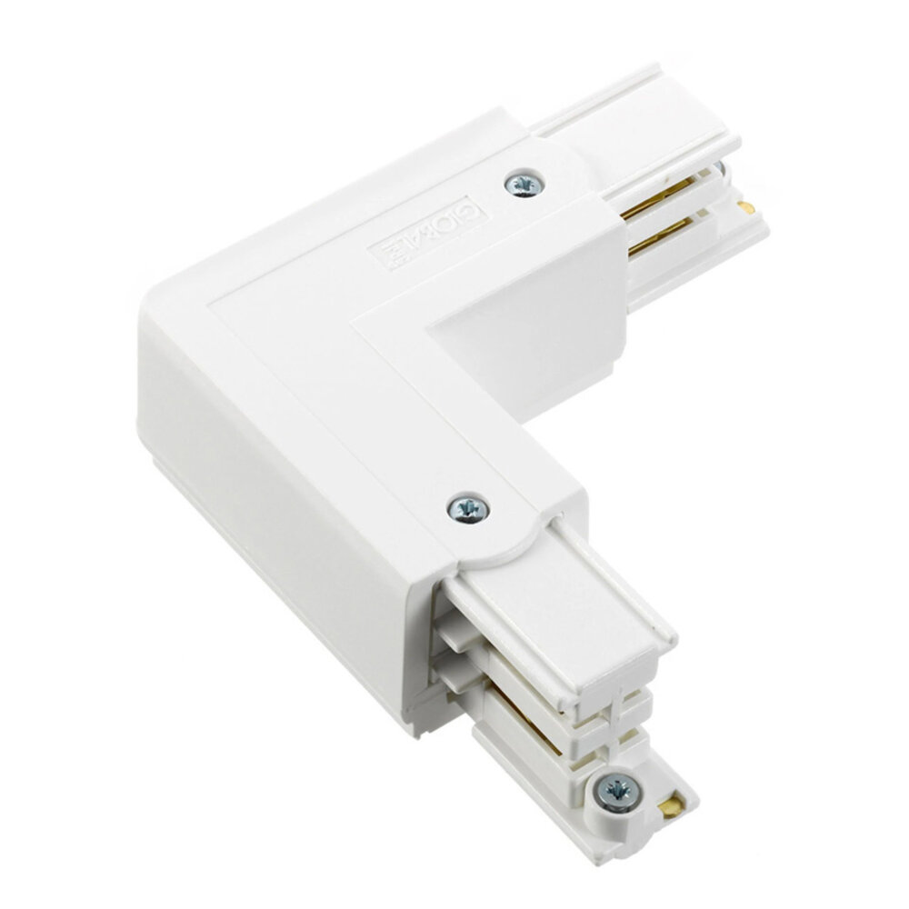 3-Fase Rail L-Connector Aarde Buiten 3-Fase Rail L-Connector Aarde Buiten