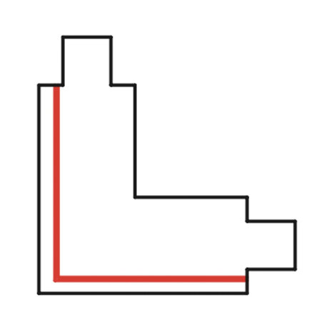 3-Fase Rail L-Connector Aarde Buiten 3-Fase Rail L-Connector Aarde Buiten