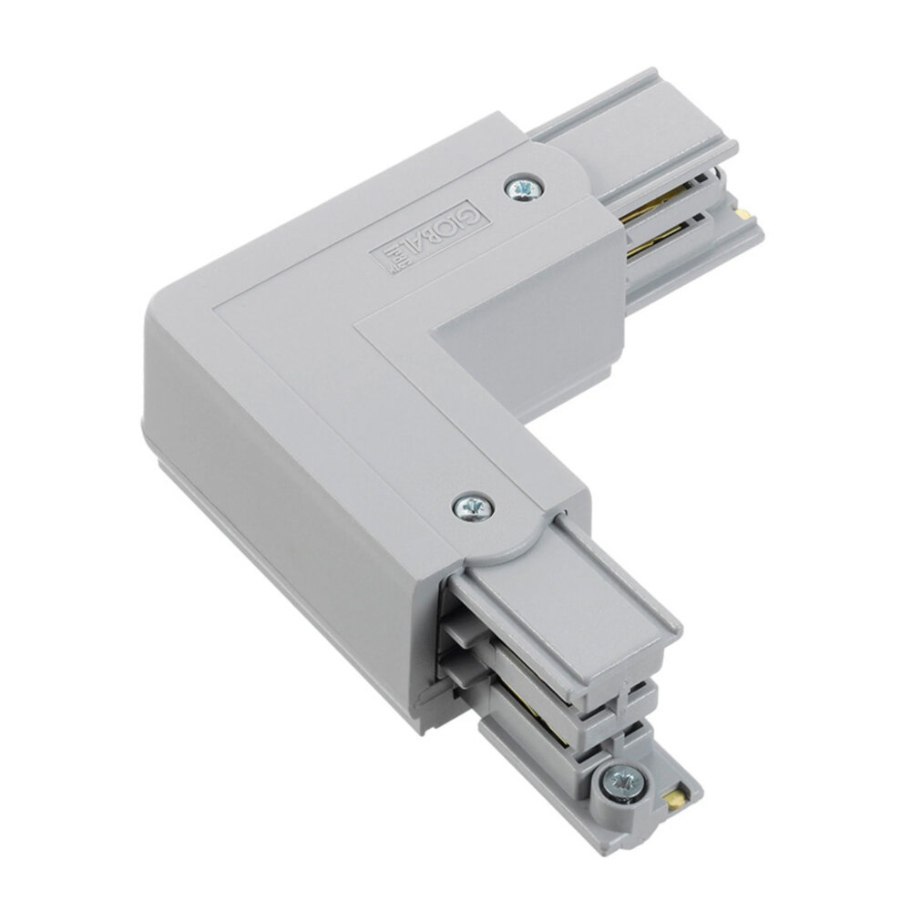 3-Fase Rail L-Connector Aarde Buiten 3-Fase Rail L-Connector Aarde Buiten