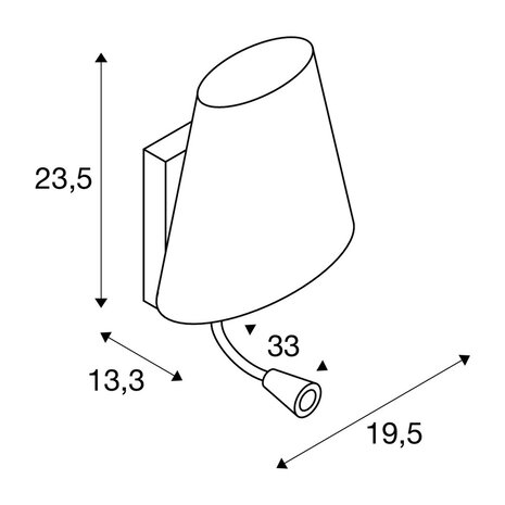 Bedlamp met Leeslamp LED Bedlamp met Leeslamp LED