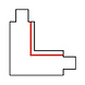 3-Fase Rail L-Connector Aarde Binnen - XTS 34