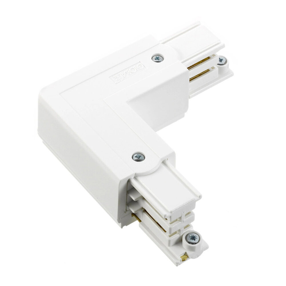 3-Fase Rail L-Connector Aarde Binnen 3-Fase Rail L-Connector Aarde Binnen